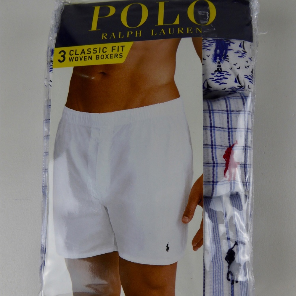 Polo Ralph Lauren Classic Fit Woven Cotton Boxers - Picture 2 of 6